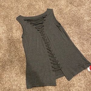 Bailey 44 Lace-up Back Sleeveless Tank Top